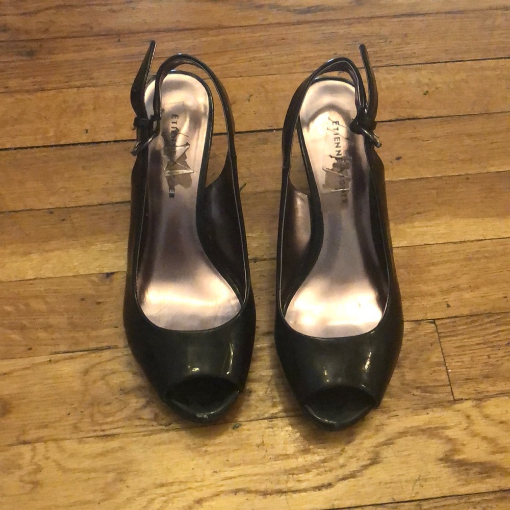 Etienne Aigner black heeled shoes